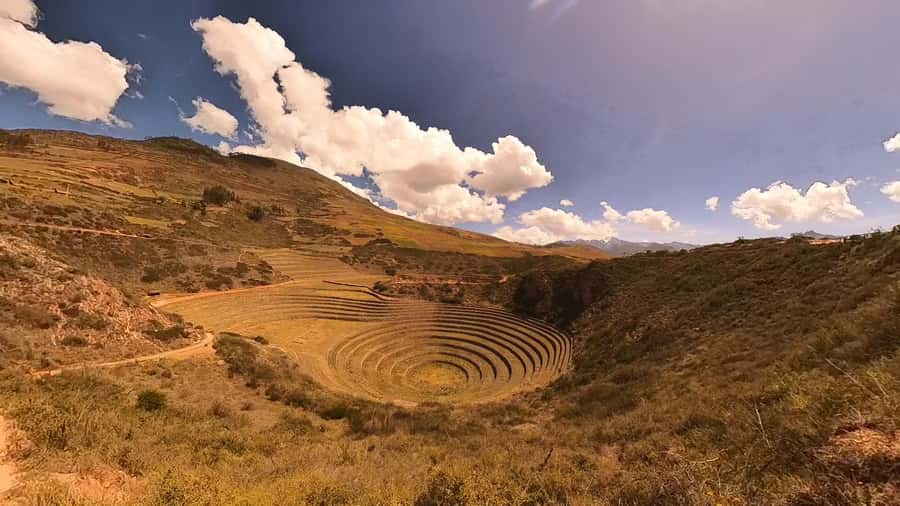 Moray and Maras half day tour - Maras Salt Mines, a working hillside of white pools