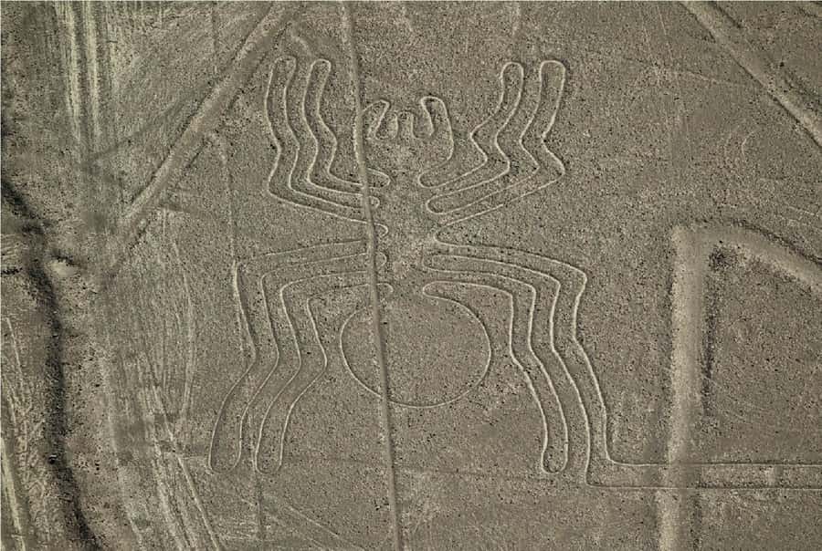 Nazca: Overflight of the Nazca Lines - The 35-minute flight: 13 major geoglyphs