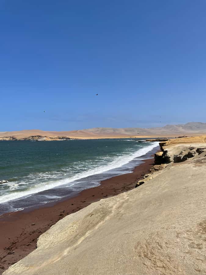 PARACAS: BALLESTAS ISLANDS AND NATIONAL RESERVE - Yumaque Beach and the curve of the bay
