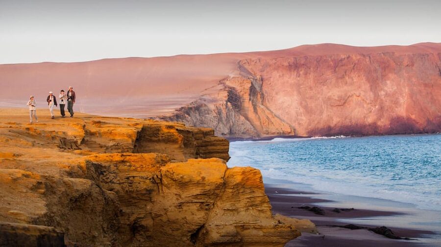 Paracas: Drive ATV and Buggy in Paracas Reserve - The safety briefing and first turn into the reserve