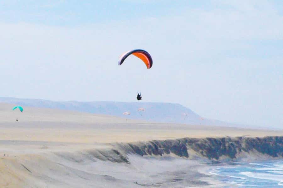 Paracas : Paragliding - Fly Like a Bird - Seeing Paracas from the open sky