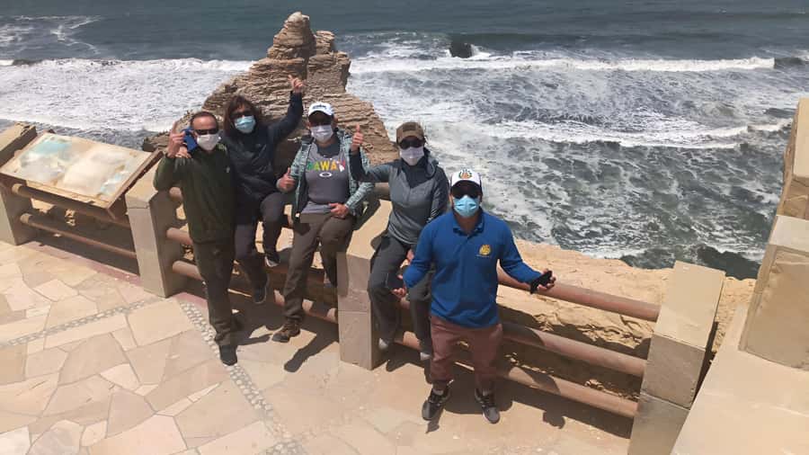 Paracas:Private Tours Paracas National Reserve all inclusive - Mirador Istmo and the widest views