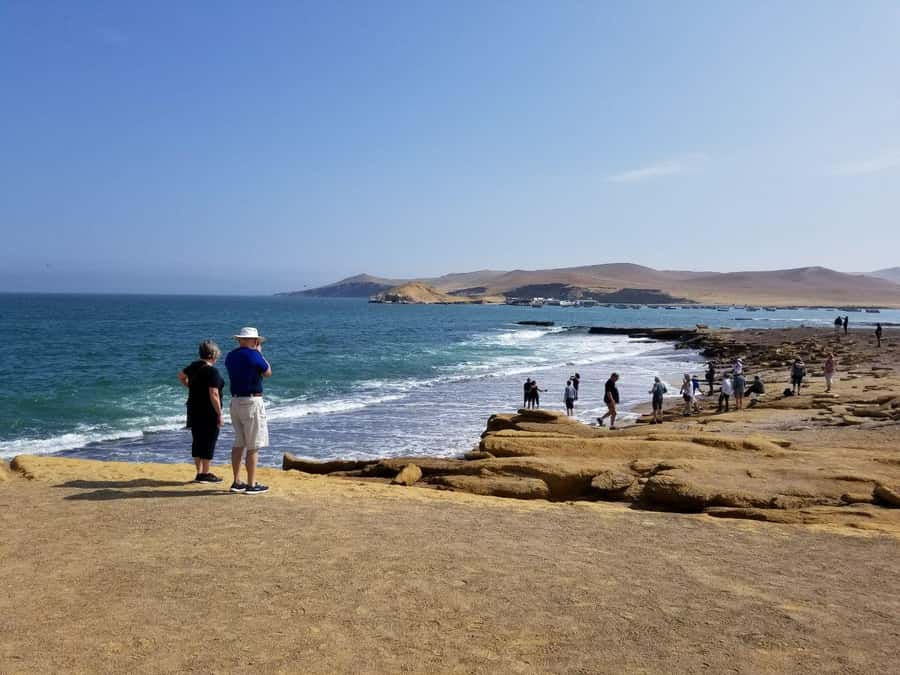 Paracas:Private Tours Paracas National Reserve all inclusive - Playa Roja, the tour’s signature view