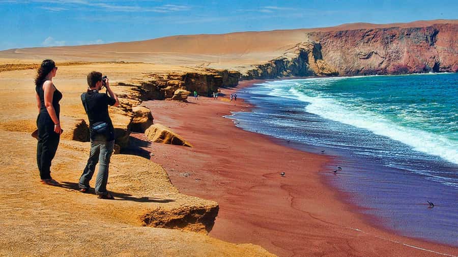 PARACAS|| Sunset trekking in the Paracas National Reserve - Walking the cliffs and beaches for 75 minutes