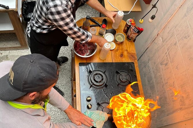 Private Cooking + Market with Maido's Former Creative Chef (+trasportation) - The Miraflores meeting point and Huaca Pucllana