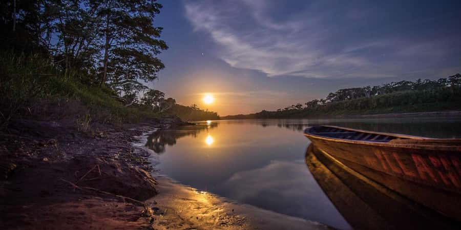 Puerto Maldonado: 3-hour sunset boat ride - Wildlife along the banks after nightfall