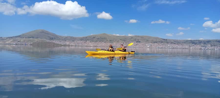 Puno: 2-day Uros Kayak Tour with Homestay at Amantani Island - Meeting the Uro families on floating islands