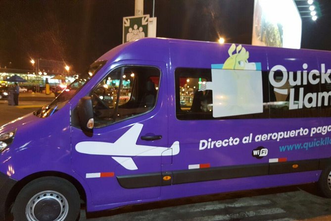 QuickLlama: Door-to-door transfer from Lima Airport to Miraflores - WiFi, GPS, and the useful extras