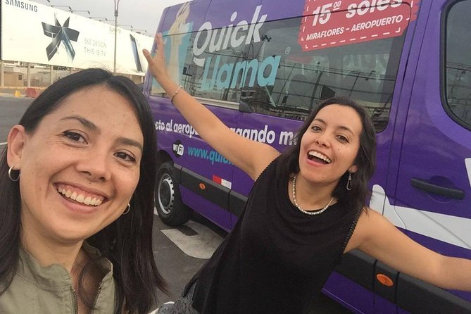 QuickLlama: Door-to-door transfer from Miraflores to Lima Airport - Leaving Miraflores by shared van