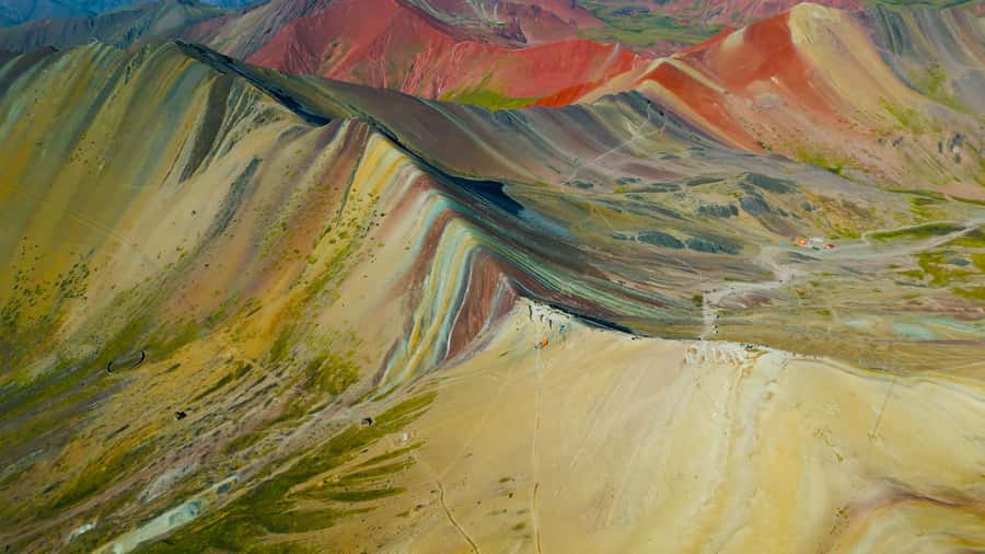 rainbown mountain Vinicunca 1 day - The three-hour road to the trailhead
