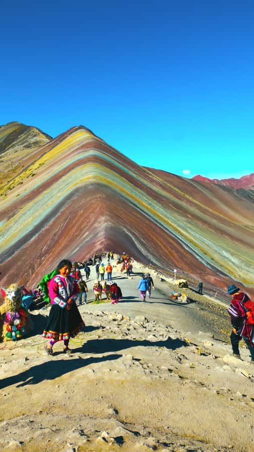 rainbown mountain Vinicunca 1 day - Breakfast before the climb
