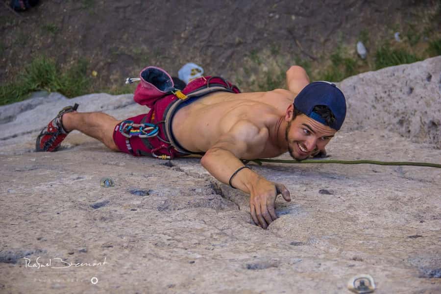 Rock Climbing in Arequipa, Perú - Equipment, shoes, chalk, and the small snack