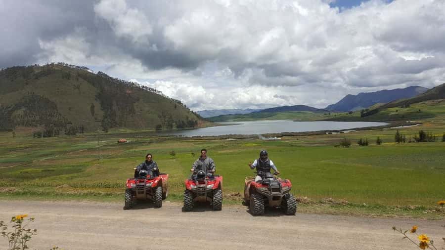 Sacred Valley: Huaypoo Lagoon and Maras by Quad Bike - ATV - Riding toward Riobamba