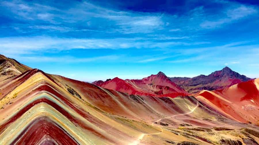 Tour de un día a la Montaña del Arco Iris y el Valle Rojo - Reaching Vinicunca at 5,036 meters