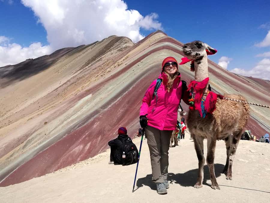 Vinicunca Mountain Tour - Full Day Tour to Rainbow Mountain - Reaching the striped slopes around 9:30 am